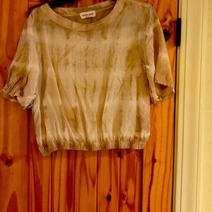Tie dye cropped top